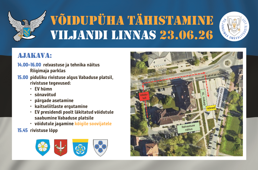 Võidupüha tähistamine Viljandis