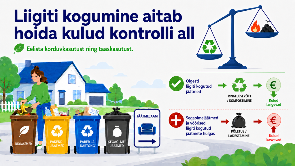 Liigiti kogumine aitab hoida kulud kontrolli all