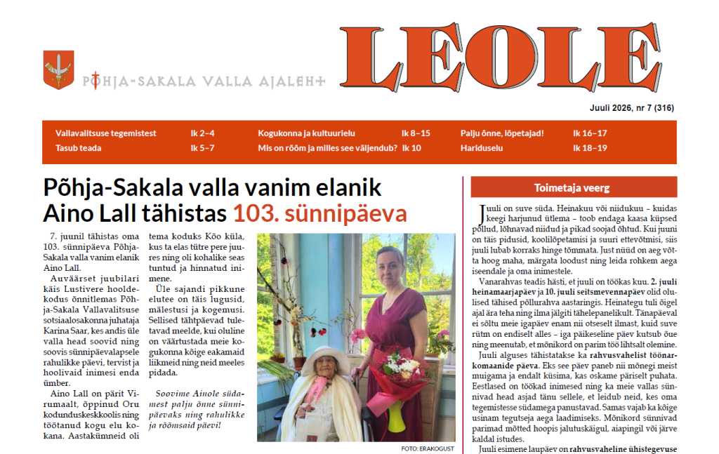 Leole juuli 2026